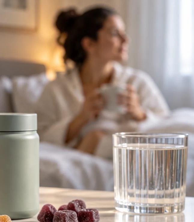 Evening wellness routine